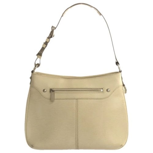Pre-owned Louis Vuitton Turenne Leather Handbag In Beige
