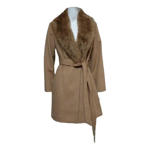 Pre-owned Sofia Cashmere Wool Coat In Brown
