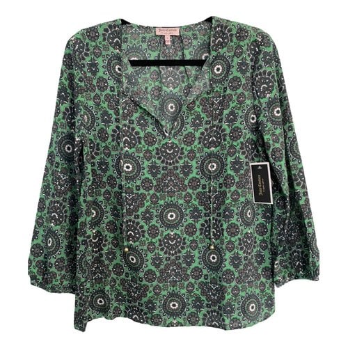 Pre-owned Juicy Couture Blouse In Green