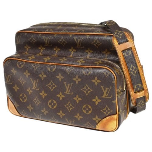 Pre-owned Louis Vuitton Nile Cloth Handbag In Brown