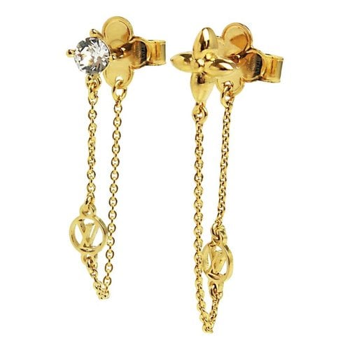 Pre-owned Louis Vuitton Earrings In Gold