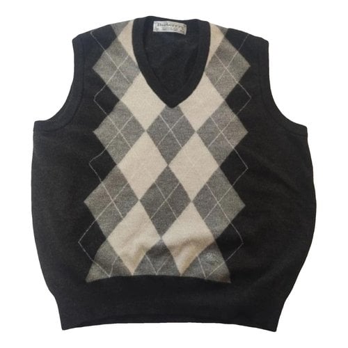 Pre-owned Burberry Wool Vest In Multicolour