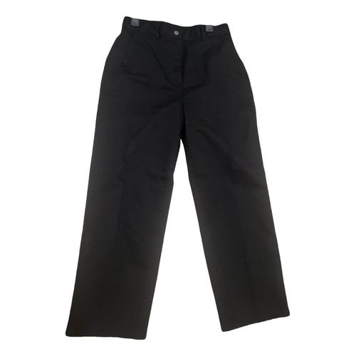 Pre-owned Moncler Chino Pants In Black