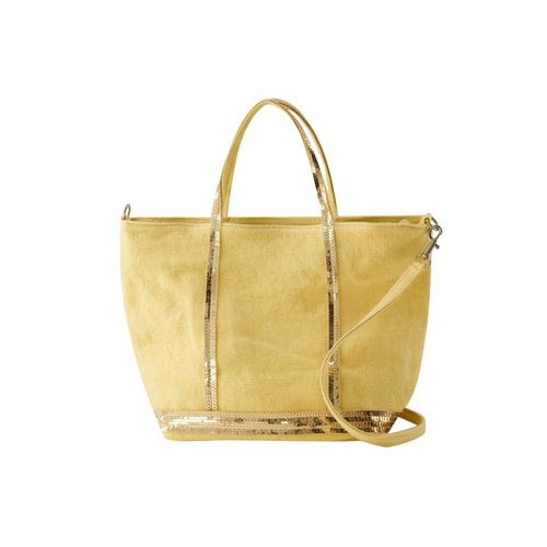Pre-owned Vanessa Bruno Linen Handbag In Yellow