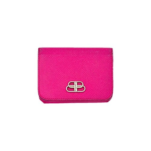 Pre-owned Balenciaga Leather Purse In Pink