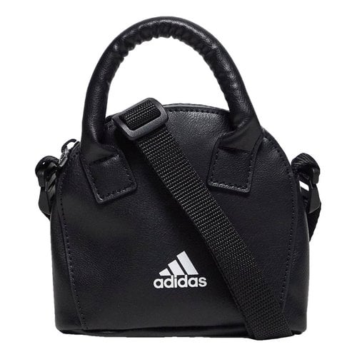 Pre-owned Adidas Originals Leather Handbag In Black