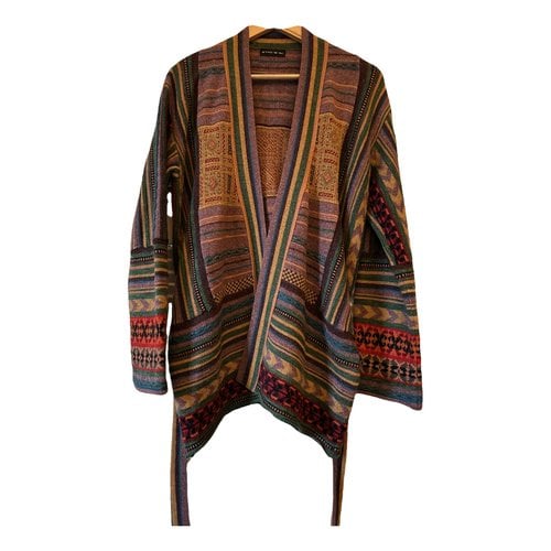 Pre-owned Etro Wool Cardigan In Multicolour