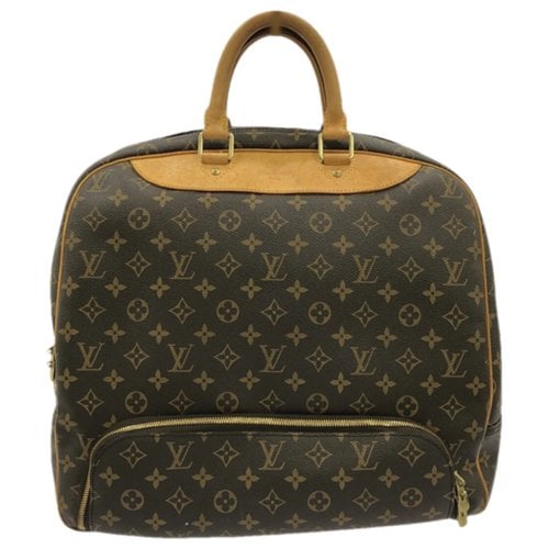 Pre-owned Louis Vuitton Evasion Travel Bag In Brown