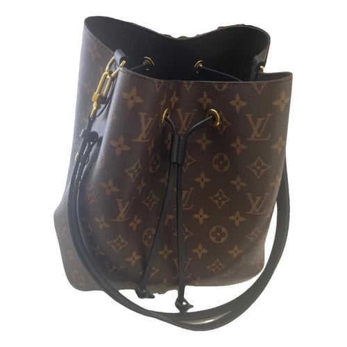 Pre-owned Louis Vuitton Néonoé Leather Handbag In Brown