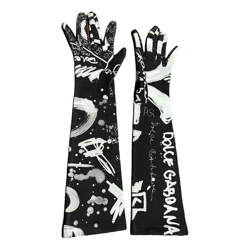 Pre-owned Dolce & Gabbana Gloves In Black