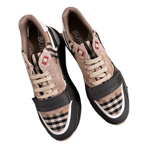 Pre-owned Burberry Lace Ups In Beige