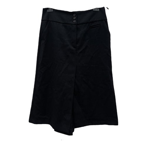 Pre-owned Prada Wool Skirt In Black
