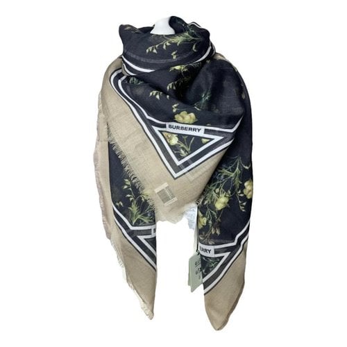 Pre-owned Burberry Wool Neckerchief In Other