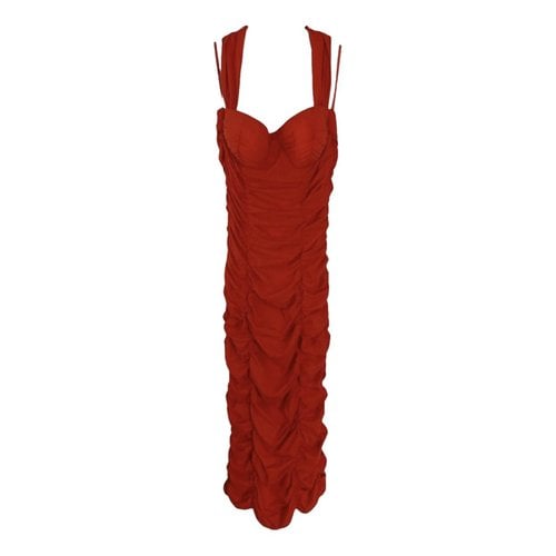 Pre-owned Chiara Boni Mid-length Dress In Red