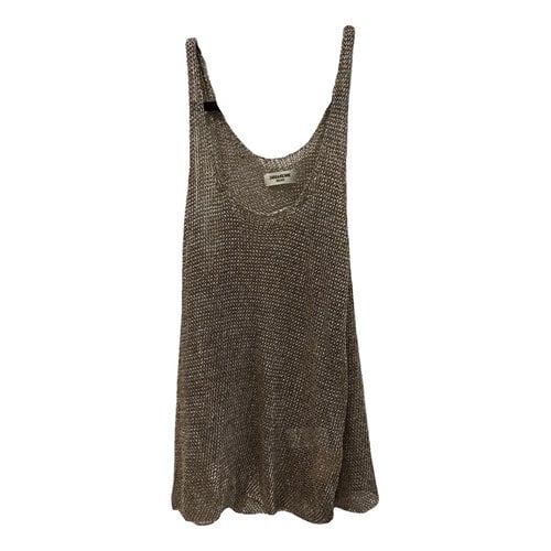 Pre-owned Zadig & Voltaire Spring Summer 2019 Camisole In Gold