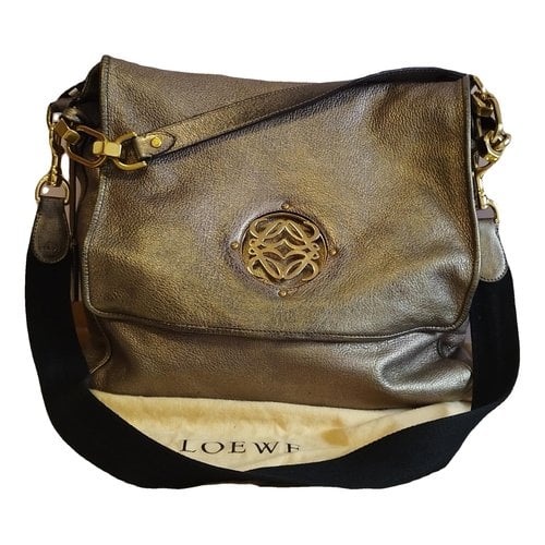 Pre-owned Loewe Leather Crossbody Bag In Multicolour