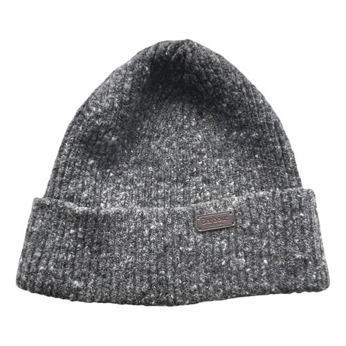 Pre-owned Barbour Hat In Grey
