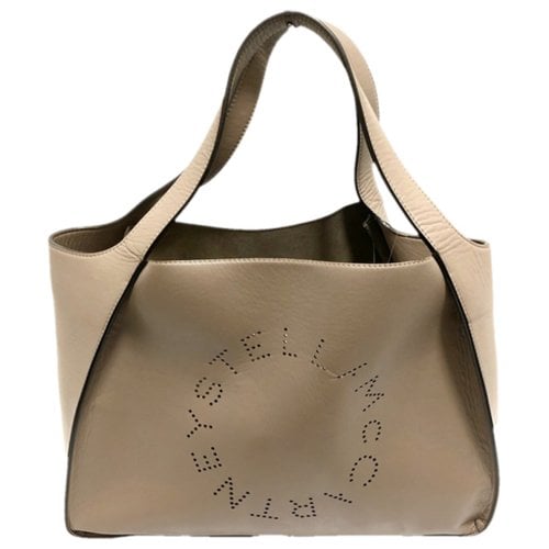 Pre-owned Stella Mccartney Leather Tote In Brown
