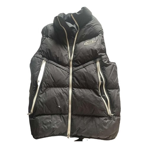 Pre-owned Nike Cashmere Puffer In Black