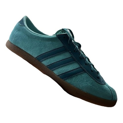 Pre-owned Adidas Originals Samba Trainers In Turquoise