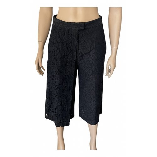 Pre-owned Msgm Large Pants In Black