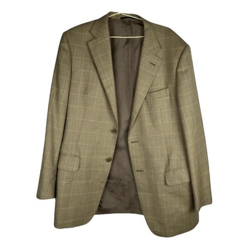 Pre-owned Burberry Suit In Khaki