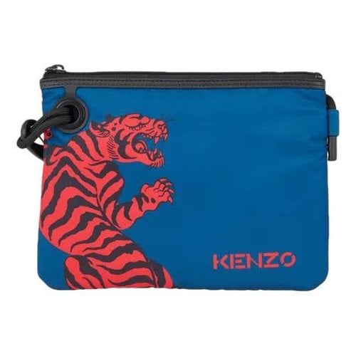 Pre-owned Kenzo Tiger Handbag In Blue