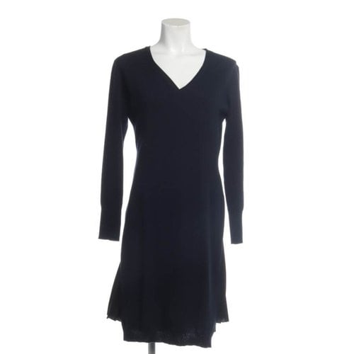 Pre-owned Fabiana Filippi Wool Dress In Blue