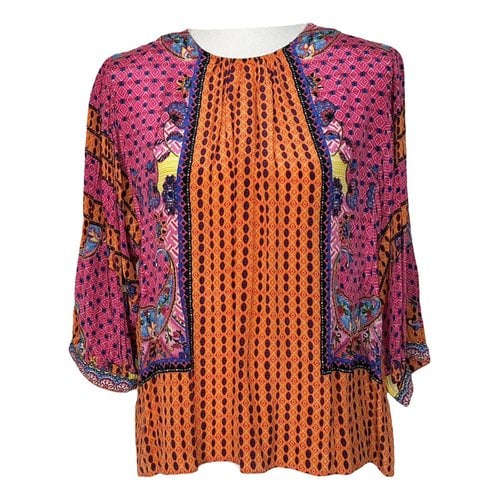 Pre-owned Anthropologie Blouse In Multicolour