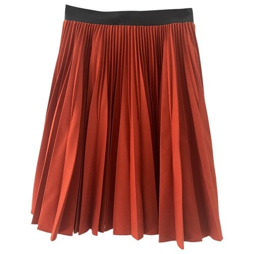 Pre-owned Gucci Wool Skirt In Red
