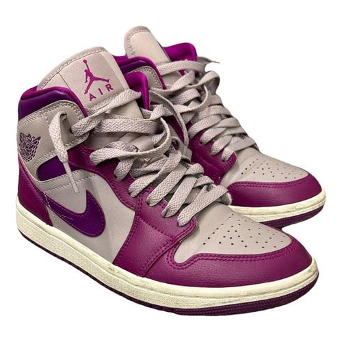 Pre-owned Jordan 1 Trainers In Purple