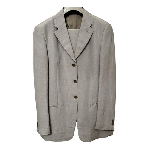 Pre-owned Armani Collezioni Linen Suit In Other