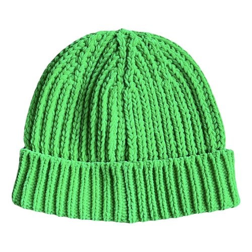 Pre-owned Bottega Veneta Hat In Green