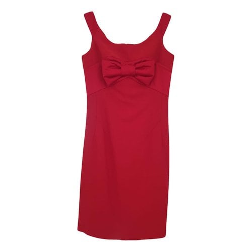 Pre-owned Luisa Spagnoli Wool Dress In Red