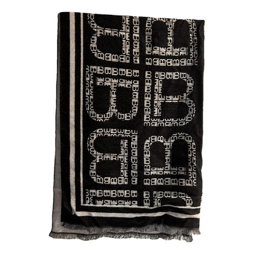 Pre-owned Laura Biagiotti Scarf In Black