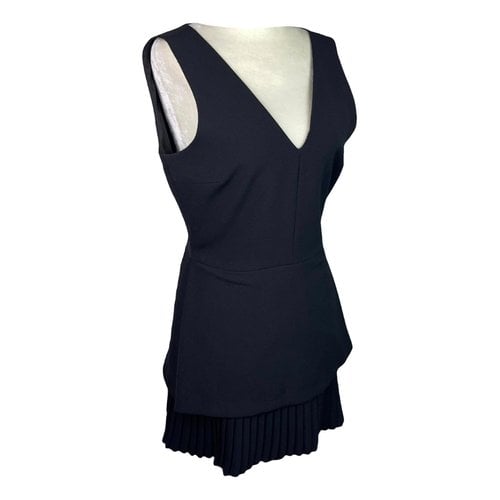 Pre-owned Front Row Shop Mini Dress In Black