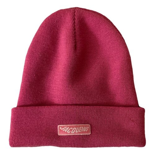 Pre-owned Jacquemus Beanie In Pink
