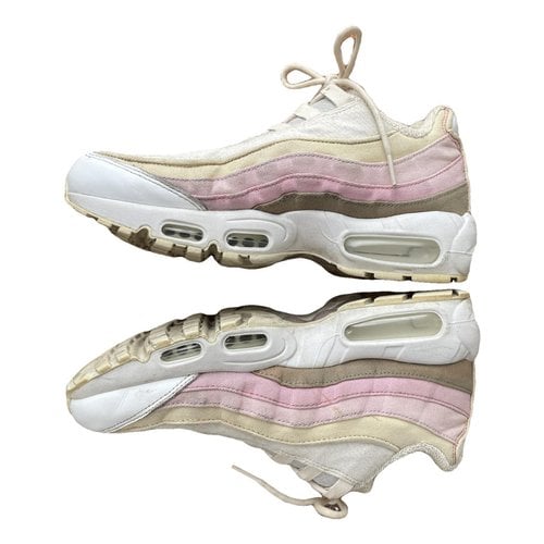 Pre-owned Nike Air Max 95 Trainers In Beige