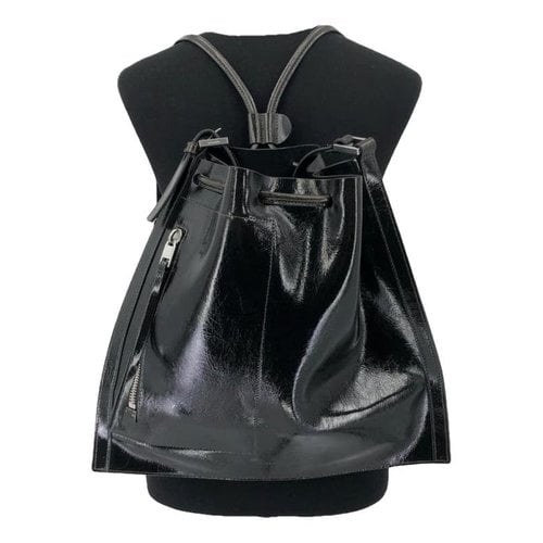Pre-owned Allsaints Leather Bag In Black