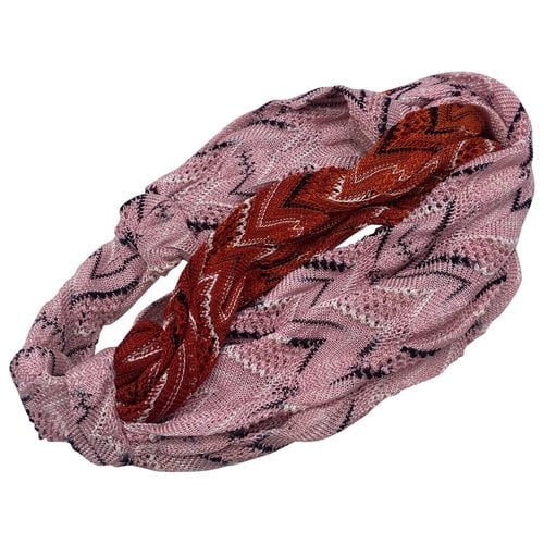 Pre-owned Missoni Cloth Hair Accessory In Pink