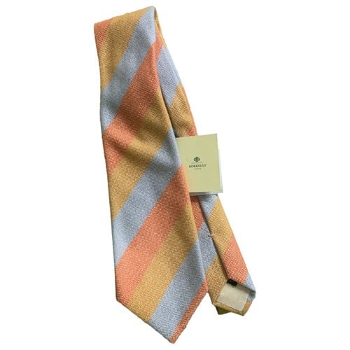 Pre-owned Borrelli Cashmere Tie In Multicolour