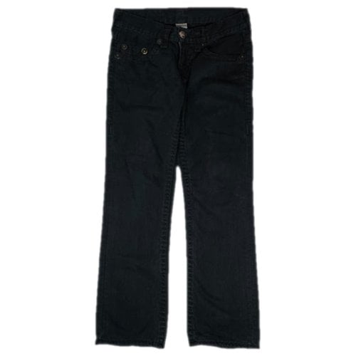 Pre-owned True Religion Jeans In Black