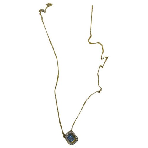 Pre-owned Swarovski Necklace In Blue