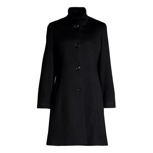 Pre-owned Sofia Cashmere Wool Coat In Black