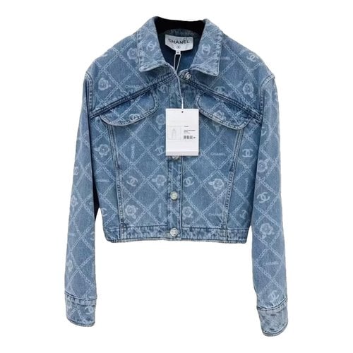 Pre-owned Chanel Jacket In Blue