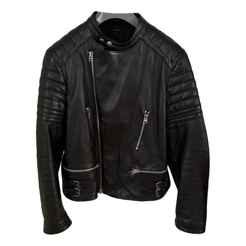 Pre-owned Tom Ford Leather Jacket In Black