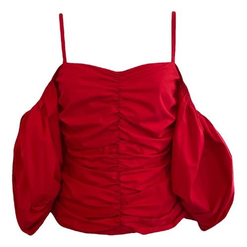 Pre-owned Isa Arfen Blouse In Red