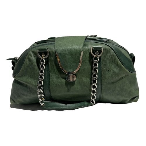 Pre-owned Alberta Ferretti Leather Handbag In Green