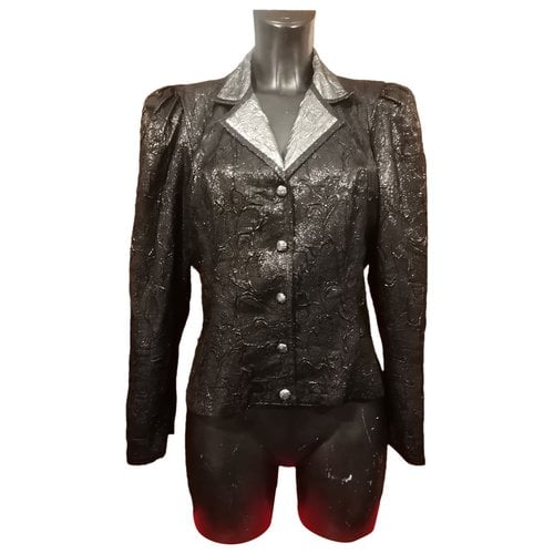 Pre-owned Tiffany & Co Glitter Short Vest In Black
