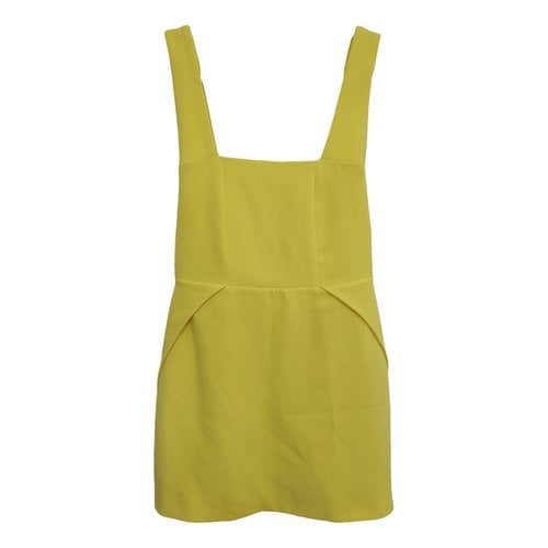 Pre-owned Ba&sh Mini Dress In Yellow